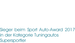 Designstudien und Modellentwick- lung M 1:1 zur Fertigung diverser  Karosserie-Teile zur Verbesserung der Corvette C7 Z06 “Gustav” für  GeigerCars.de GmbH / München Sieger beim Sport Auto-Award 2017 in der Kategorie Tuningautos  Supersportler